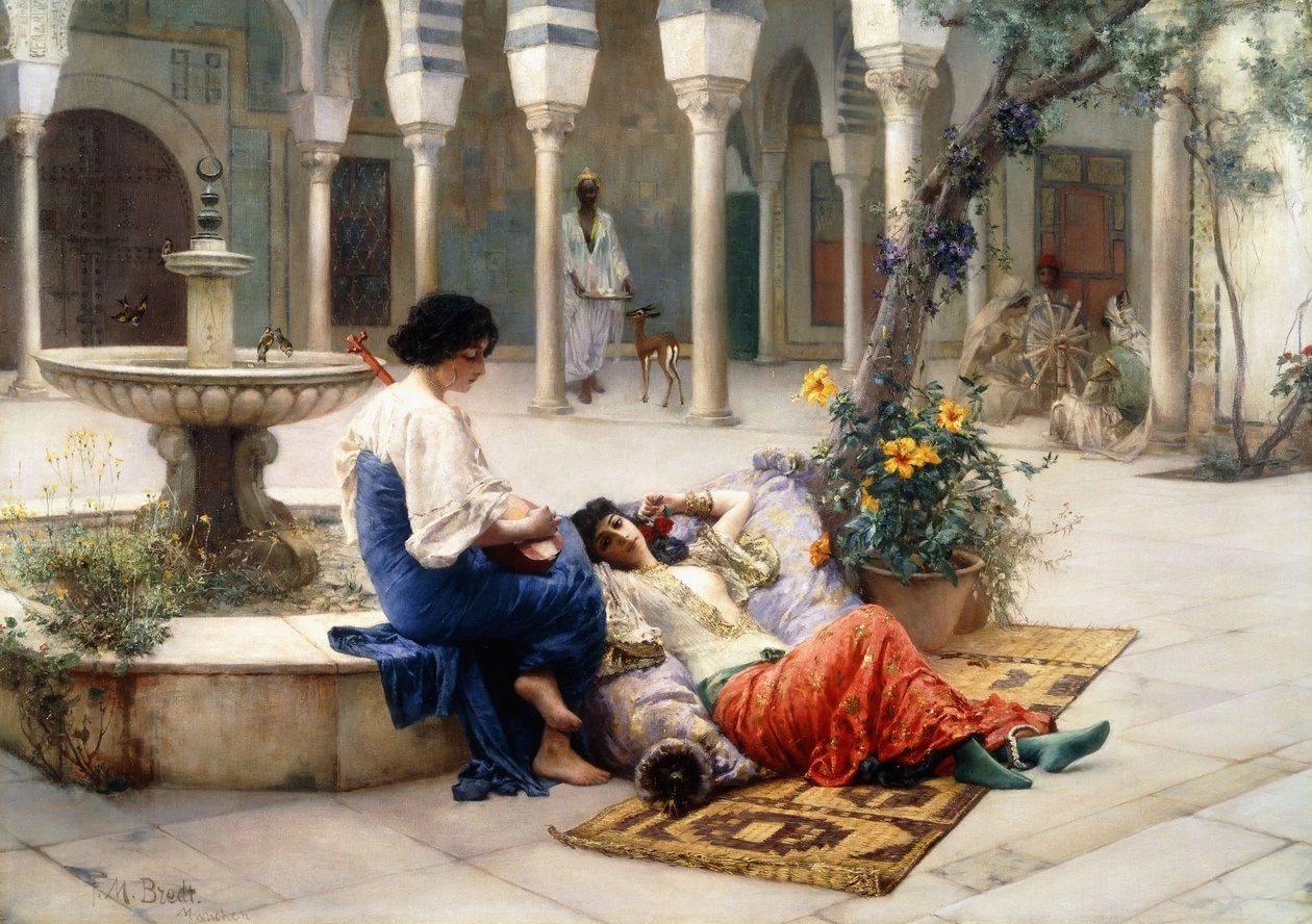 Siesta o Nel cortile dell'harem